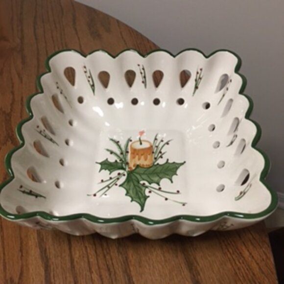 NEW RCCL Vintage Christmas Serving Dish - Picture 4 of 10